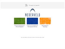 Tablet Screenshot of nederveld.com